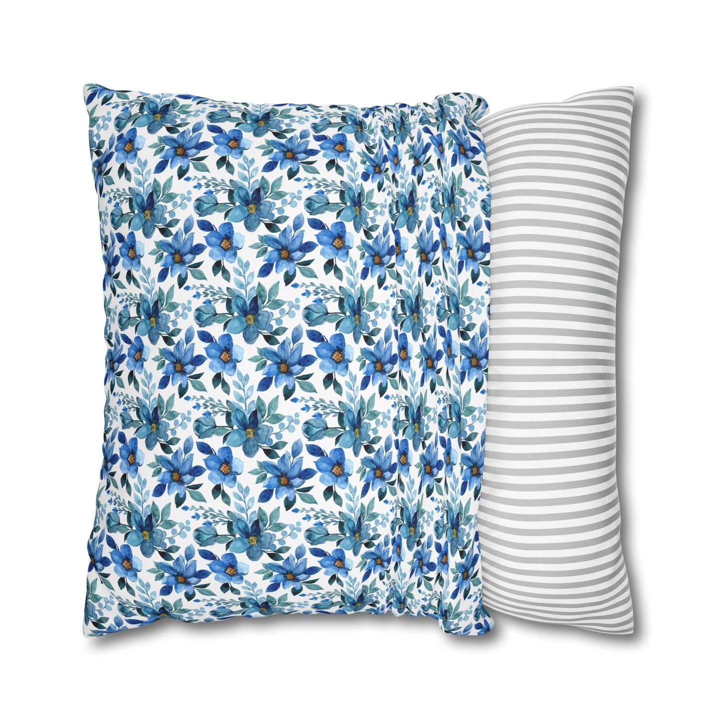 Floral Square Pillowcase | Cozy Home Decor, Gift for Relaxation, Boho Bedroom Accent, Housewarming Present, Summer Vibes