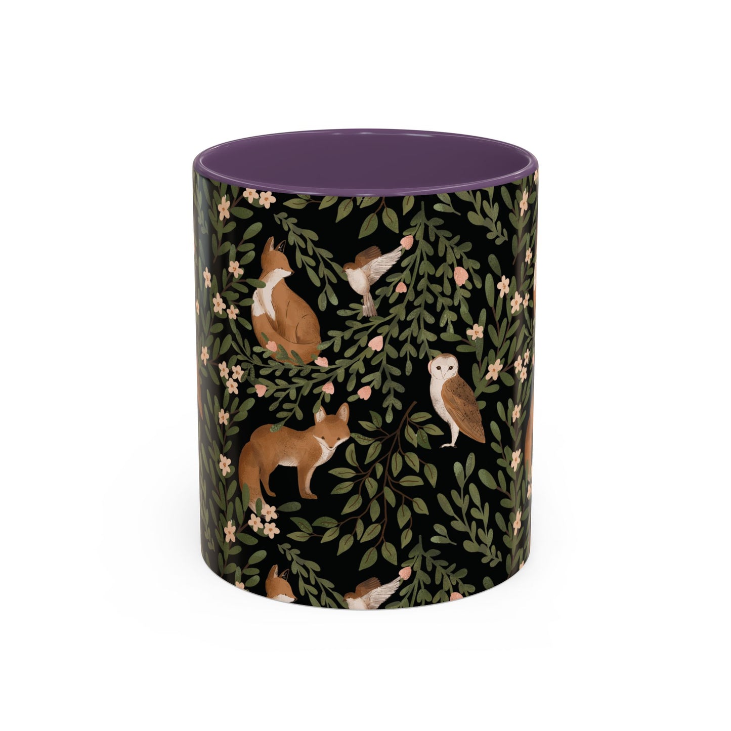 Mug - Little Fox and Owl Woodland Scene Coffee Cup