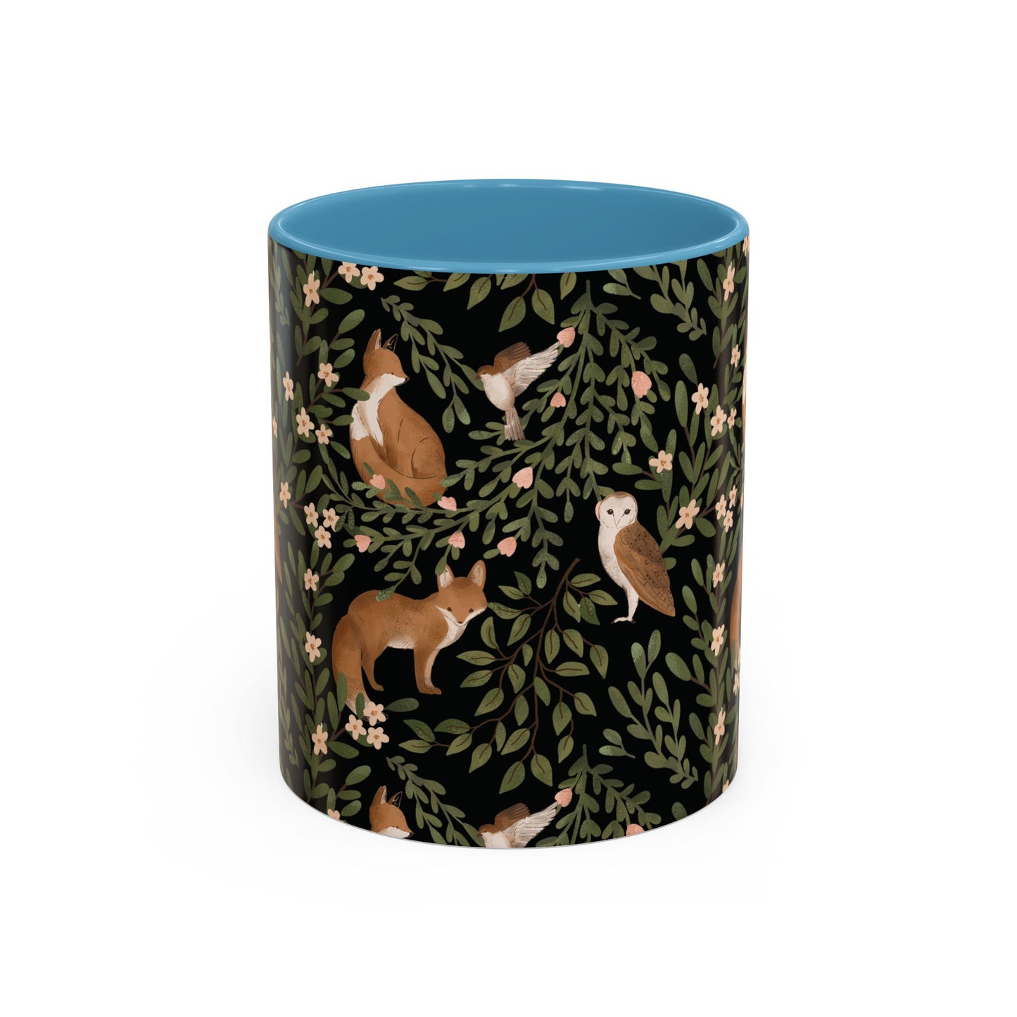 Mug - Little Fox and Owl Woodland Scene Coffee Cup