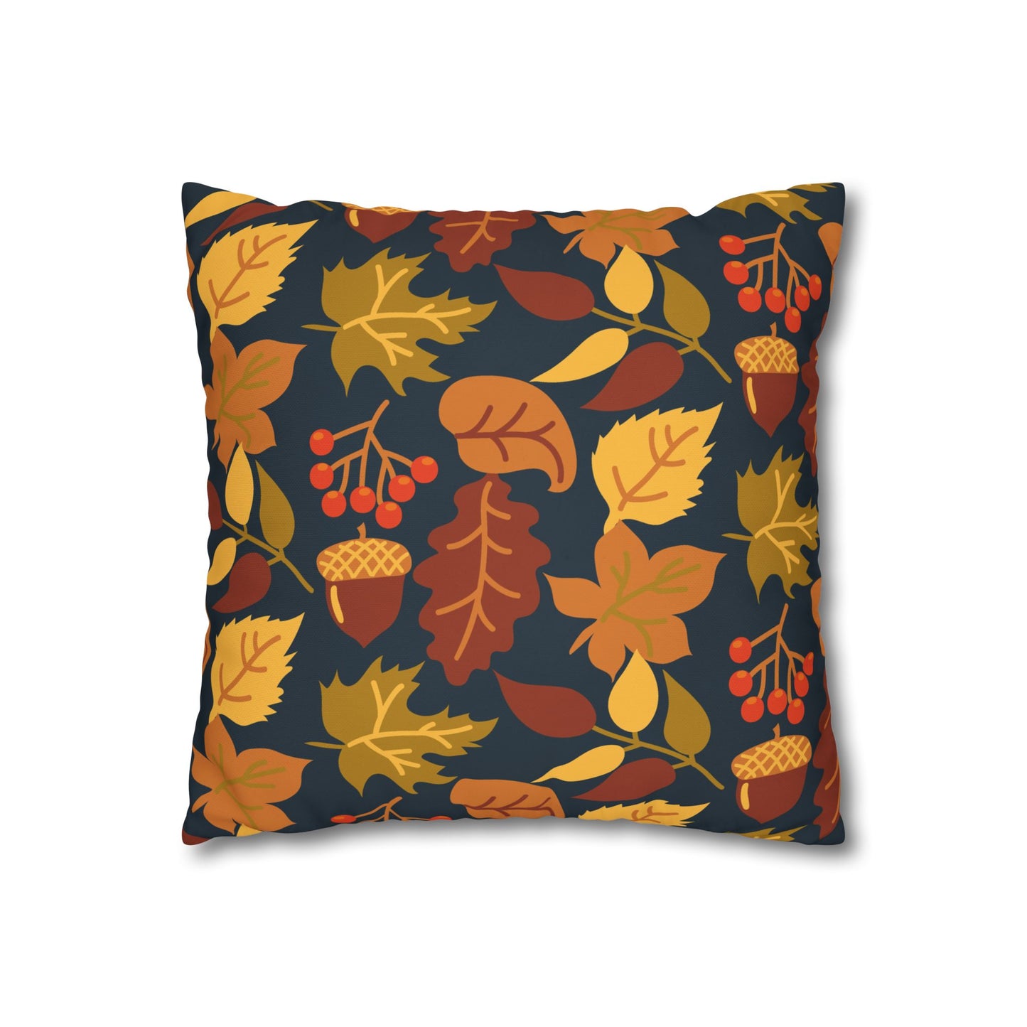 Autumn Leaf Decorative Pillowcase, Cozy Fall Decor, Harvest Home Accent, Thanksgiving Gift, Seasonal Cushion Cover