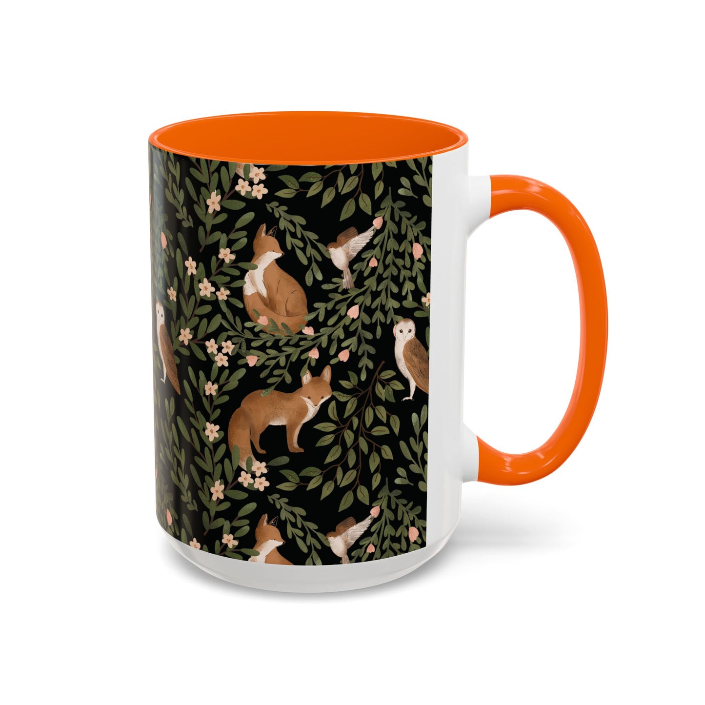 Mug - Little Fox and Owl Woodland Scene Coffee Cup