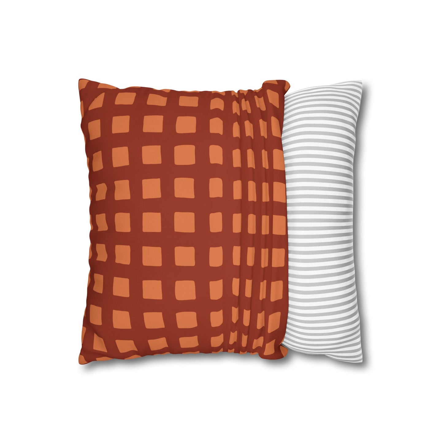 Cozy Geometric Pillowcase, Modern Home Decor, Couch Cushion Cover, Gift for Homeowners, Chic Throw Pillow, Square Pillow Cover