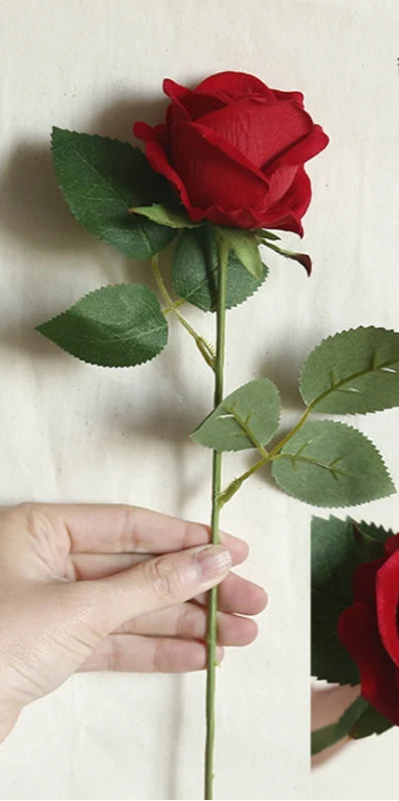 10PC Silk Roses Bouquet Vase for Home Decoration Accessories Diy Photo Props Flowers Arrangement Dining Table Christmas