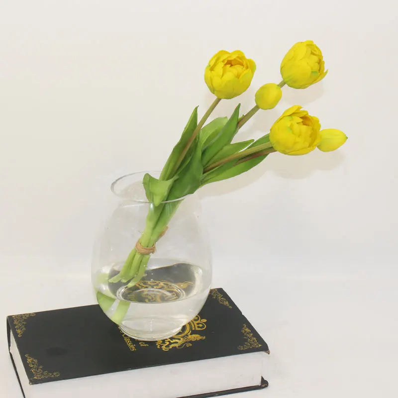 New Silicone Tulip Faux Flower Real Touch Bouquet 40CM Luxury Home Decorative Flowers Living Room Deco Flores Fake Plant