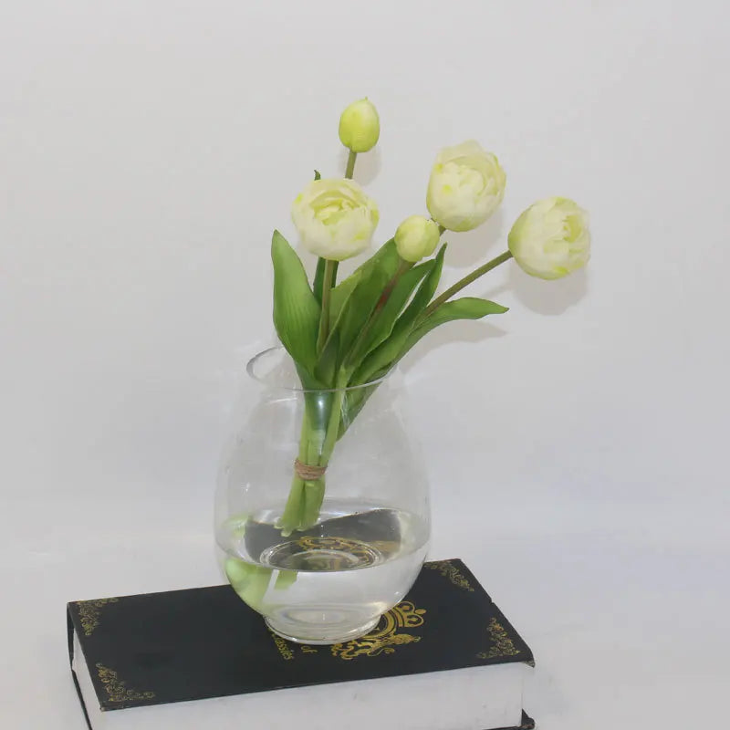 New Silicone Tulip Faux Flower Real Touch Bouquet 40CM Luxury Home Decorative Flowers Living Room Deco Flores Fake Plant