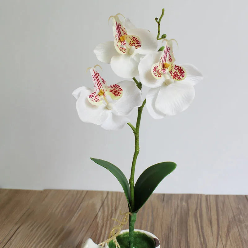 29cm Artificial Silk Butterfly Orchid Flower Home Wedding Decor Birthday Party Bridal Floral Home Decoration Ornamental Flores