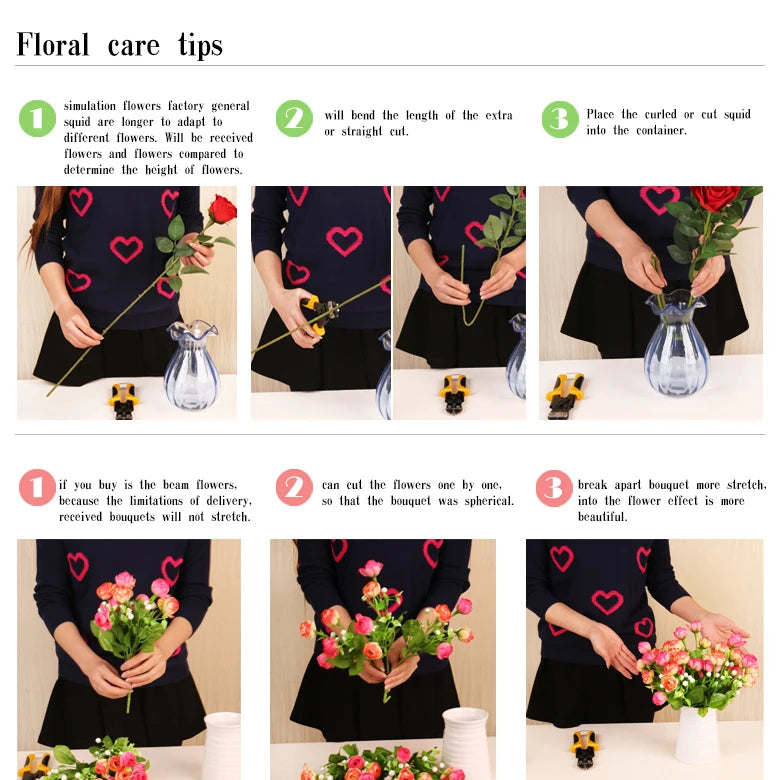 Single Rose Silk Flower Stem with  Real Touch Rose Flowers  Home Wedding Decoration Table