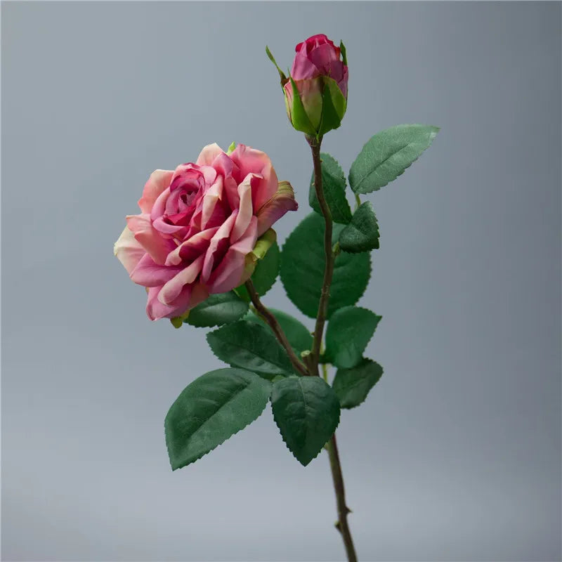 Real Touch Rose Flower Latex Coated real Silk Flower bouquet bridesmaid decor flower wedding home Artificial Flowers