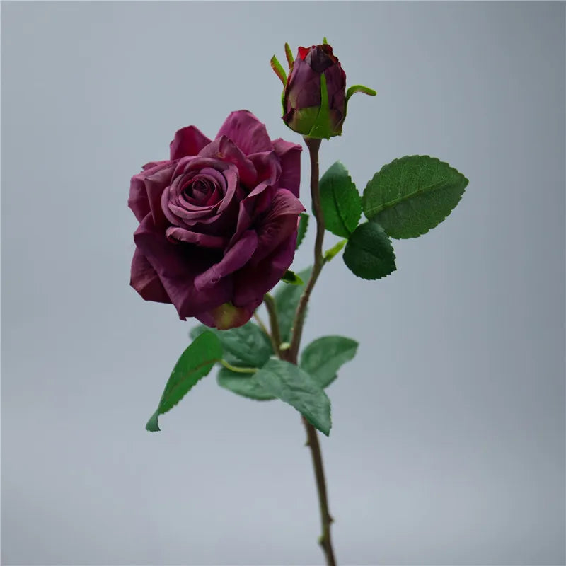 Real Touch Rose Flower Latex Coated real Silk Flower bouquet bridesmaid decor flower wedding home Artificial Flowers