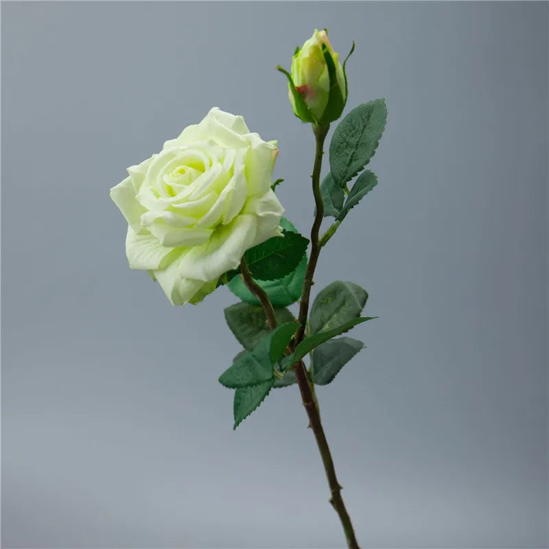 Real Touch Rose Flower Latex Coated real Silk Flower bouquet bridesmaid decor flower wedding home Artificial Flowers
