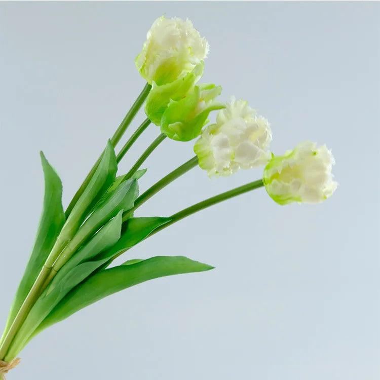 New Silicone Tulip Faux Flower Real Touch Bouquet 40CM Luxury Home Decorative Flowers Living Room Deco Flores Fake Plant
