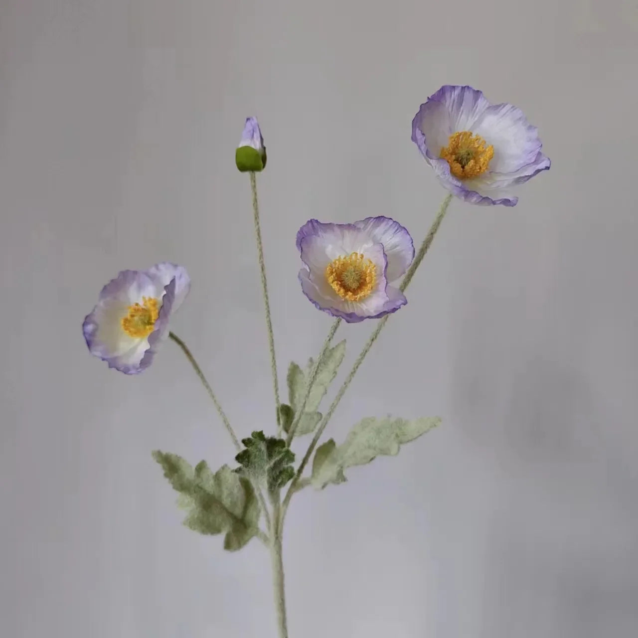 Poppy Flowers Silk Long Stem Housewarming Garden Table Wedding DIY Party Wedding Bridal Bouquet Decor