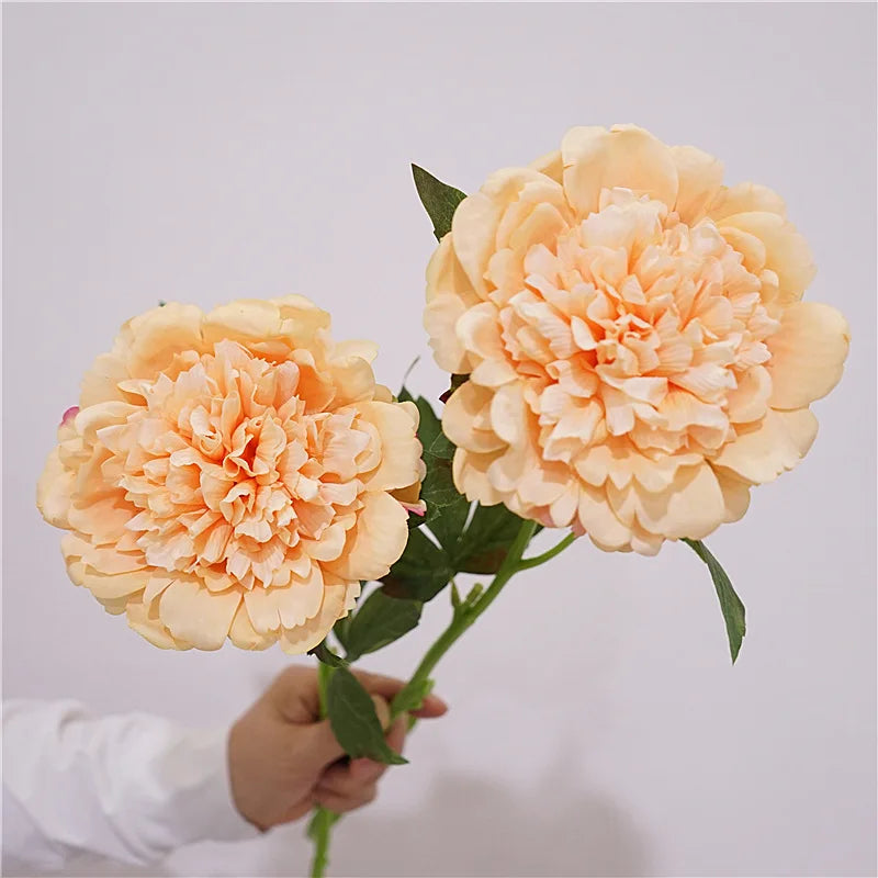 4Pc Moisturizing Real Touch Peony Flowers Artificial Home Decor Peonies Bride Bouquet Wedding Party Flower Arrangement Ornaments