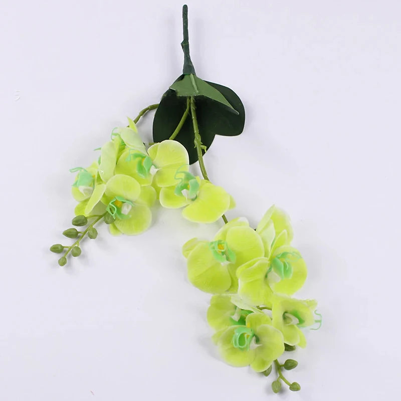 Latex Hand Crafted Butterfly Orchid  Silicon PU Real Touch Wedding Christmas Festival Home Decor Accessories