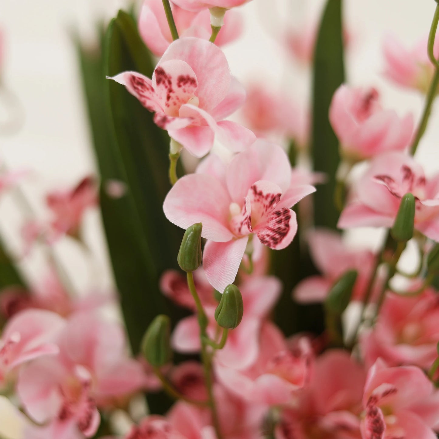 Vanilla Orchid Flower Artificial Flowers Freesia For Home Decoration Wedding Valentine's Day Arrangement Garden Party Vase Decor