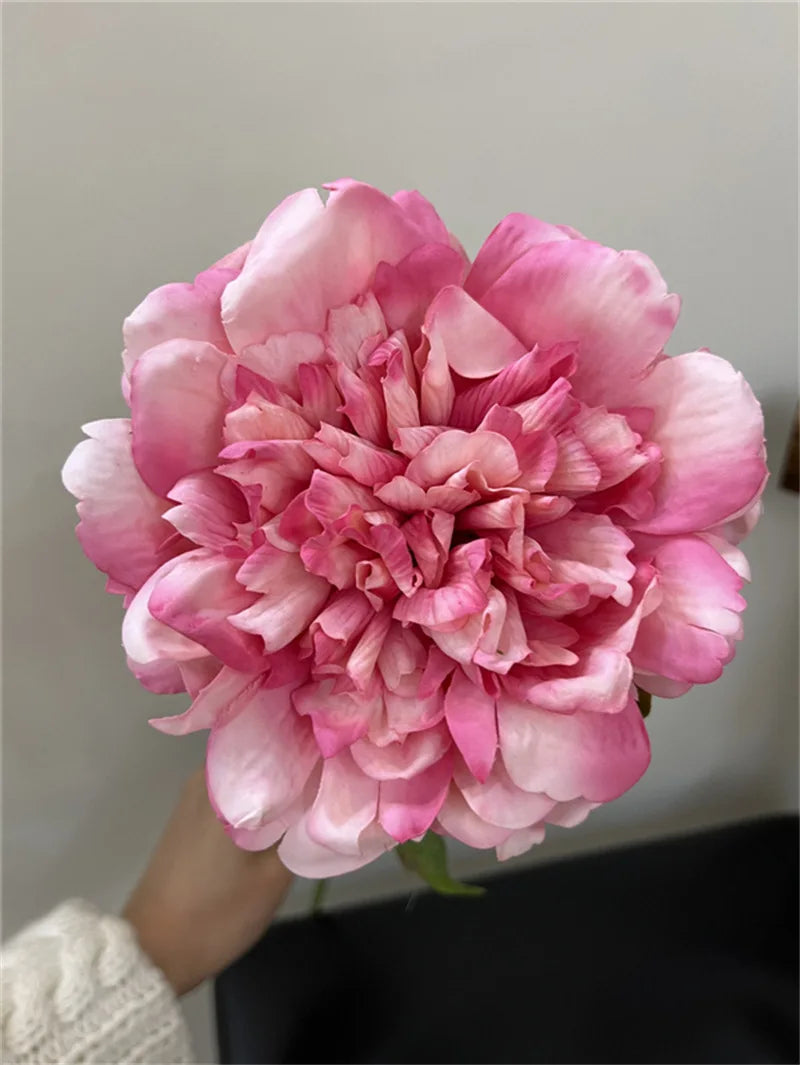 4Pc Moisturizing Real Touch Peony Flowers Artificial Home Decor Peonies Bride Bouquet Wedding Party Flower Arrangement Ornaments