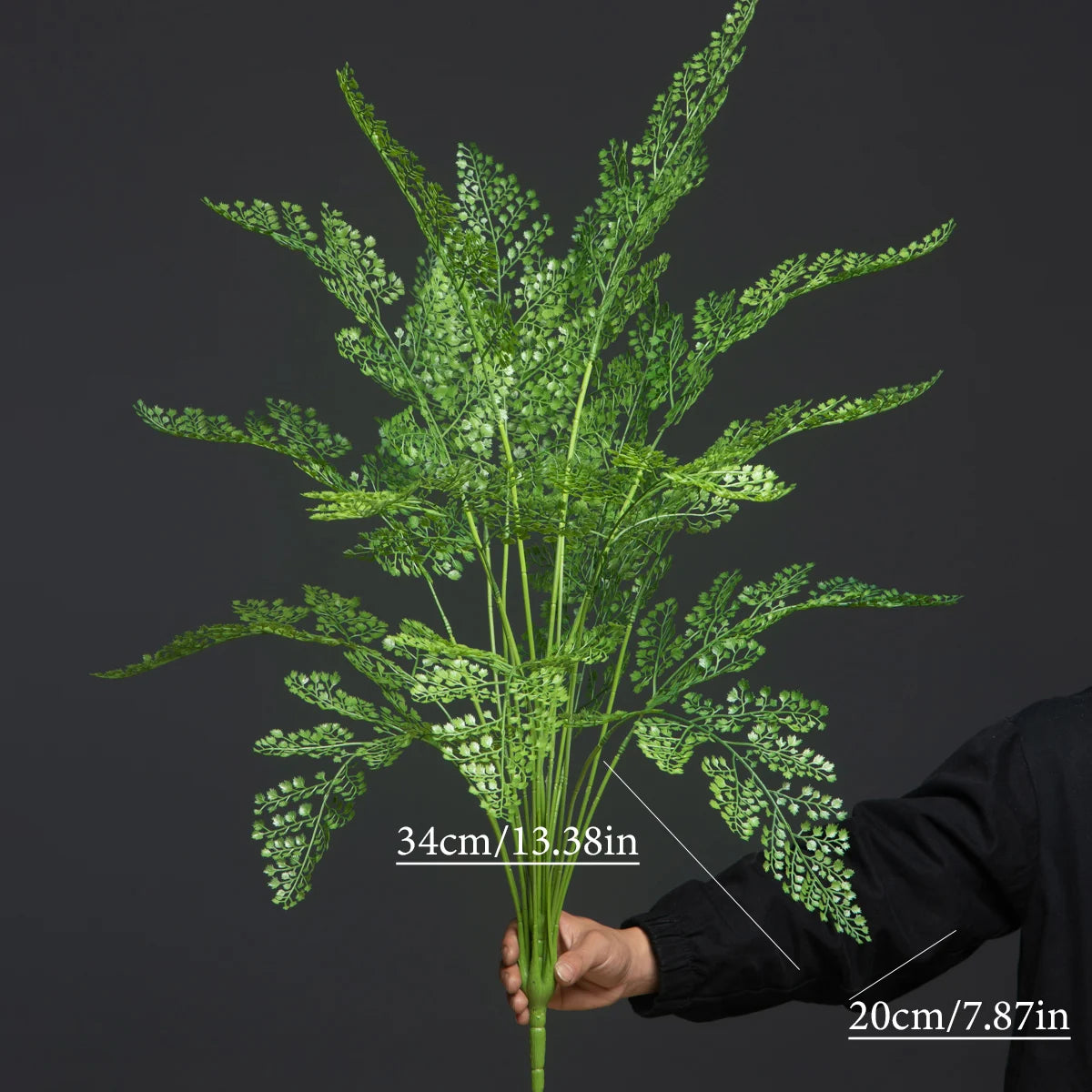 88cm 18Forks Large Fake Palm Plants Artificial Monstera Plastic Fern Leafs Faux Palm Tree Branch For Home Garden Party Decor