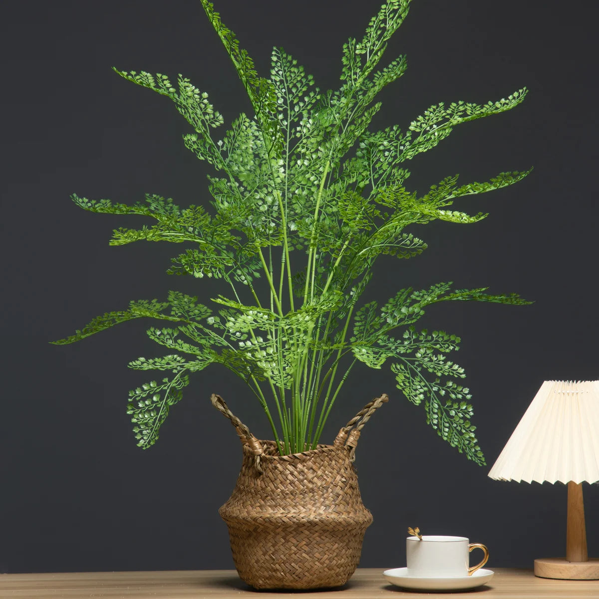 88cm 18Forks Large Fake Palm Plants Artificial Monstera Plastic Fern Leafs Faux Palm Tree Branch For Home Garden Party Decor