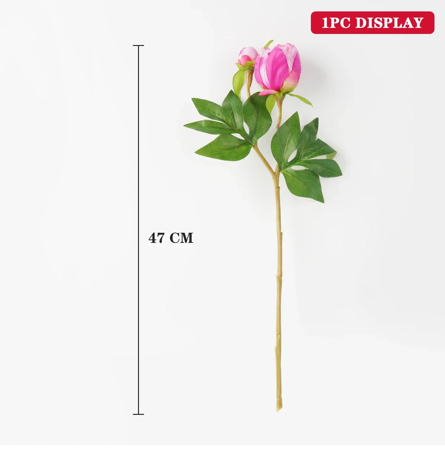 Luxury Artificial Peony Flowers for Decor Real Touch Silk Floral European Style Home Decor Fake Peonies for Living Room
