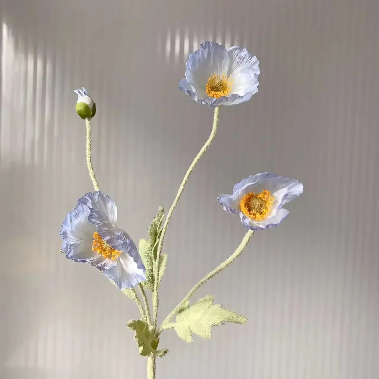 Poppy Flowers Silk Long Stem Housewarming Garden Table Wedding DIY Party Wedding Bridal Bouquet Decor