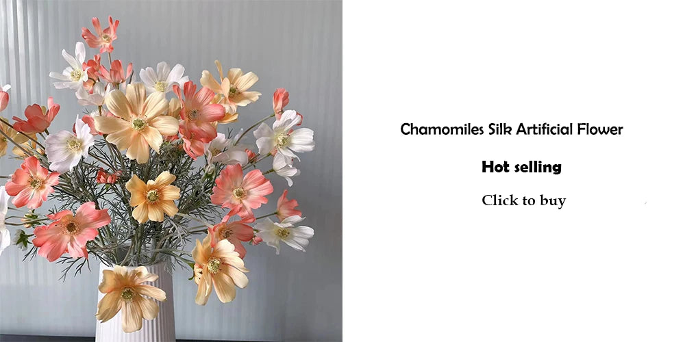 Poppy Flowers Silk Long Stem Housewarming Garden Table Wedding DIY Party Wedding Bridal Bouquet Decor