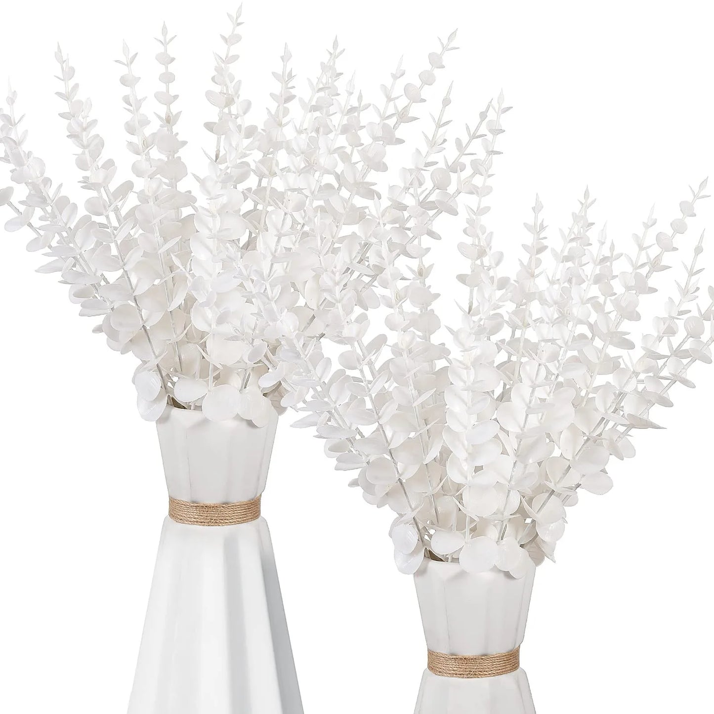 12pcs of lifelike artificial eucalyptus stems for Wedding Bouquet Floral Arrangement Home Decor