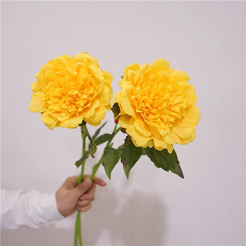 4Pc Moisturizing Real Touch Peony Flowers Artificial Home Decor Peonies Bride Bouquet Wedding Party Flower Arrangement Ornaments