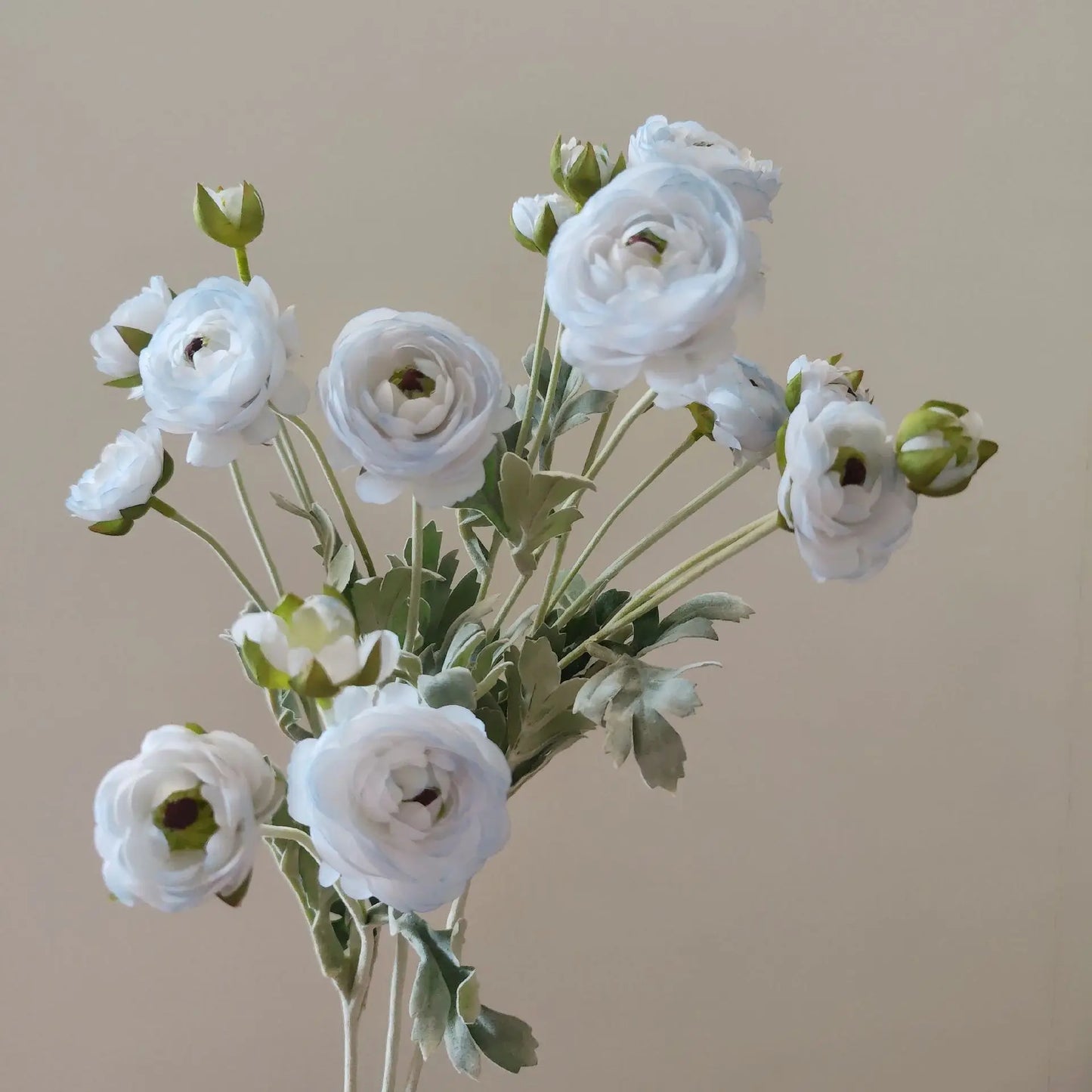 Delicate Small Peony Flower 6 Fork Silk Peony Flower Single Branch Bouquet Living Room Home Decoration Wedding