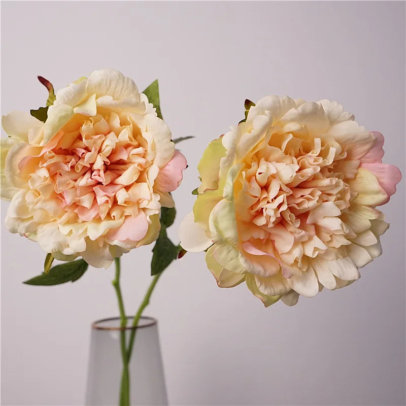 4Pc Moisturizing Real Touch Peony Flowers Artificial Home Decor Peonies Bride Bouquet Wedding Party Flower Arrangement Ornaments