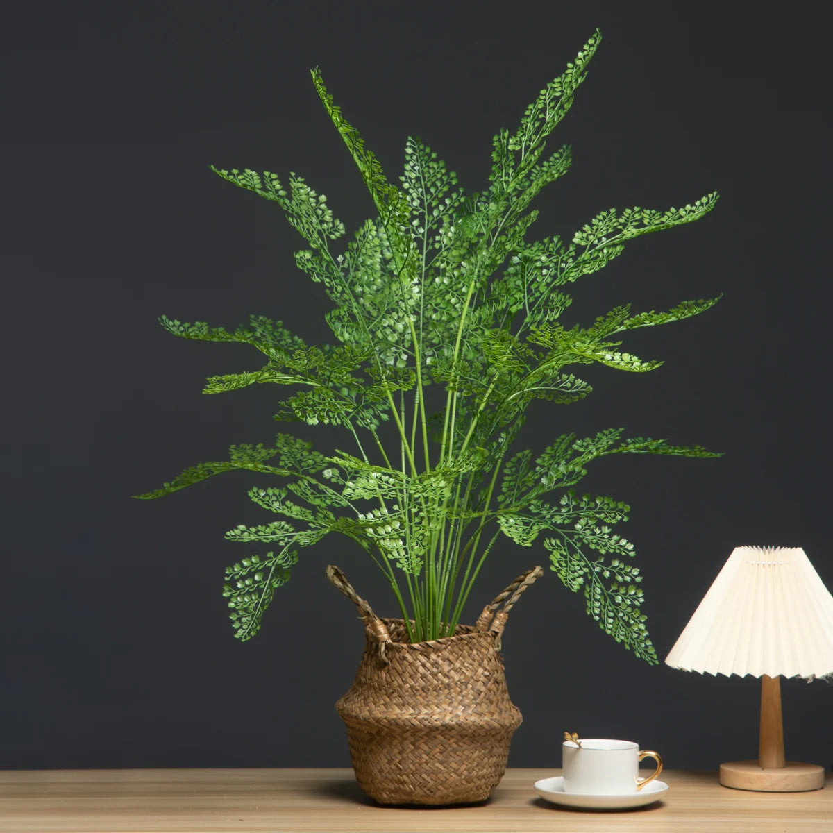 88cm 18Forks Large Fake Palm Plants Artificial Monstera Plastic Fern Leafs Faux Palm Tree Branch For Home Garden Party Decor