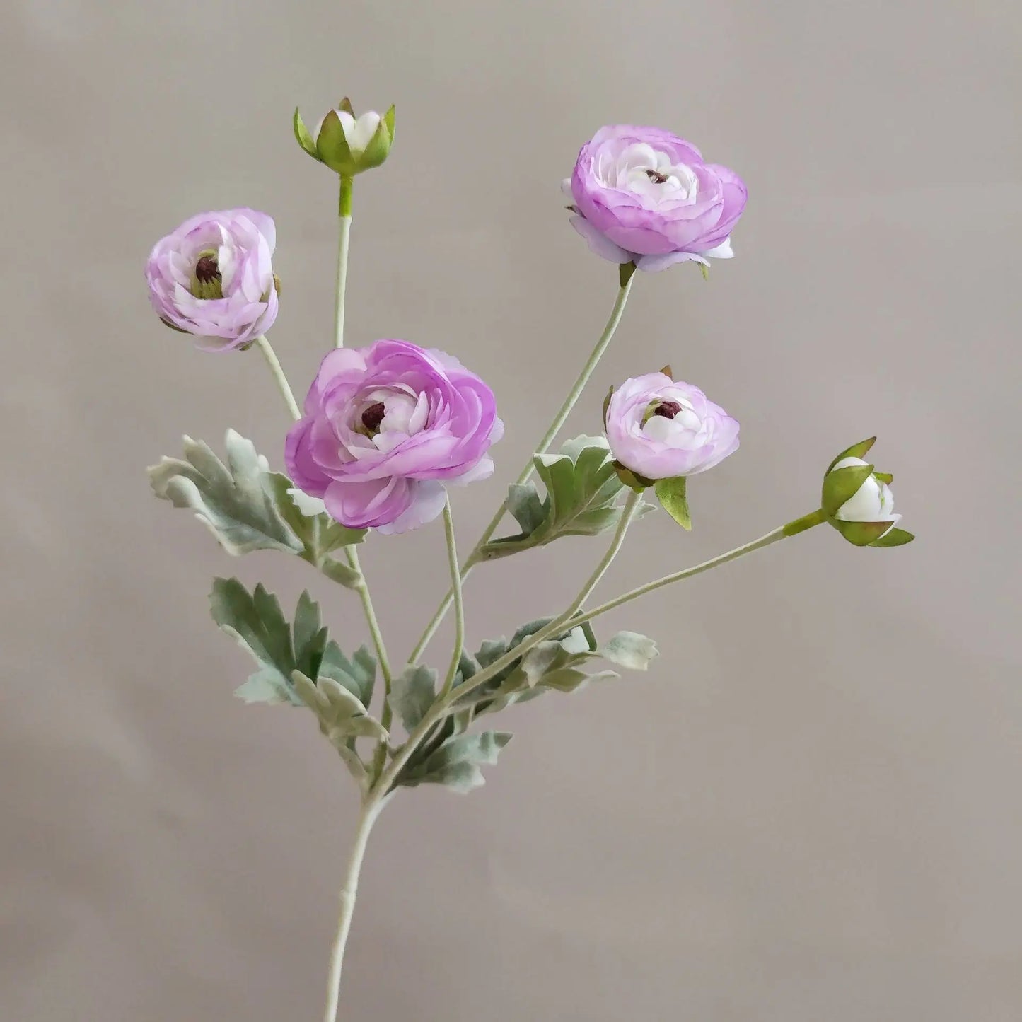 Delicate Small Peony Flower 6 Fork Silk Peony Flower Single Branch Bouquet Living Room Home Decoration Wedding