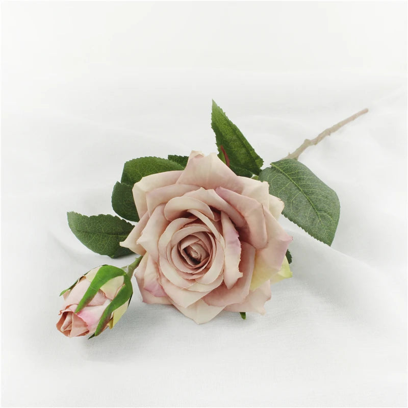 Real Touch Rose Flower Latex Coated real Silk Flower bouquet bridesmaid decor flower wedding home Artificial Flowers