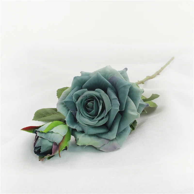 Real Touch Rose Flower Latex Coated real Silk Flower bouquet bridesmaid decor flower wedding home Artificial Flowers