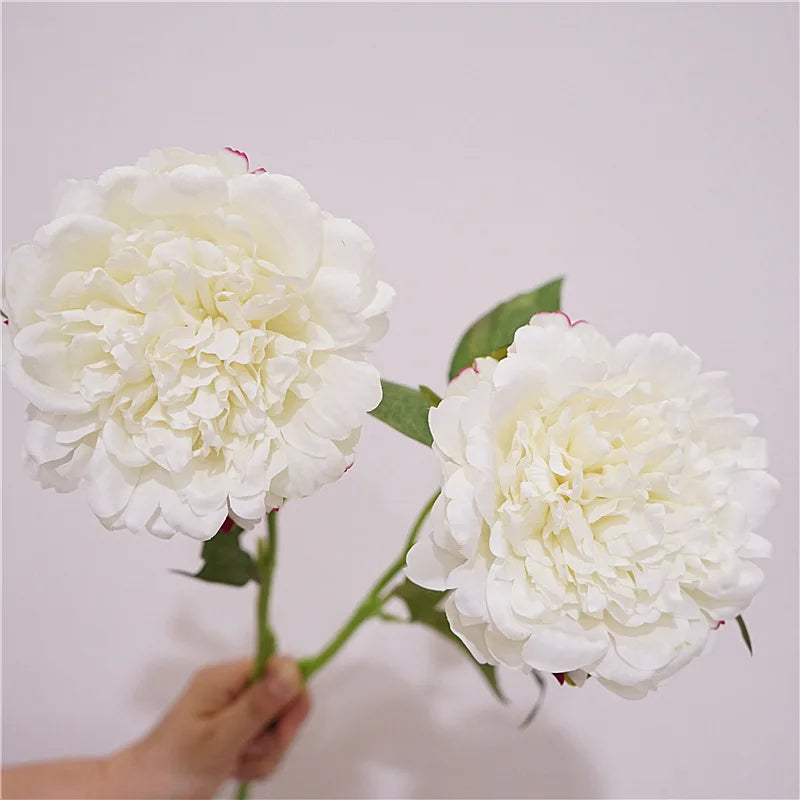 4Pc Moisturizing Real Touch Peony Flowers Artificial Home Decor Peonies Bride Bouquet Wedding Party Flower Arrangement Ornaments