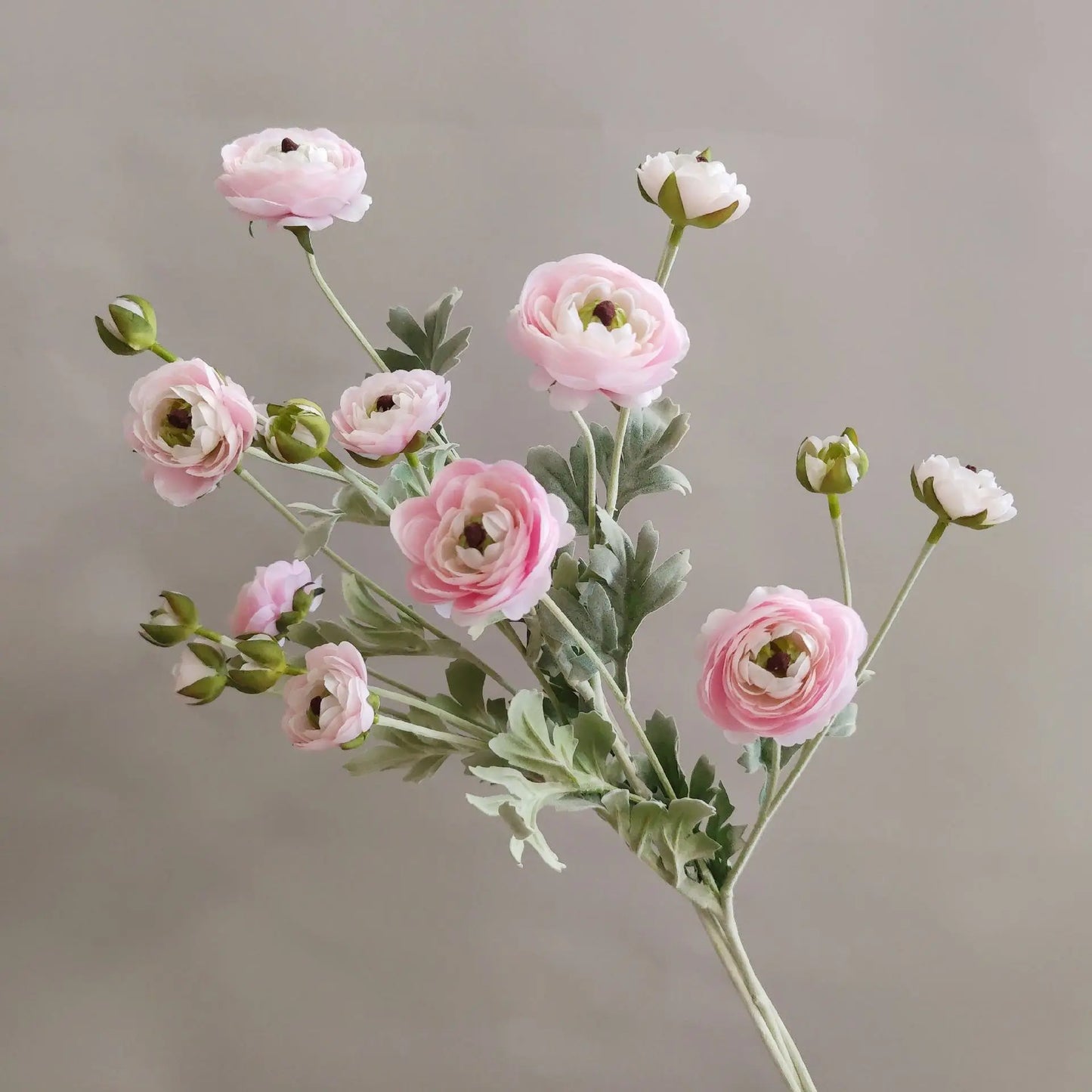 Delicate Small Peony Flower 6 Fork Silk Peony Flower Single Branch Bouquet Living Room Home Decoration Wedding