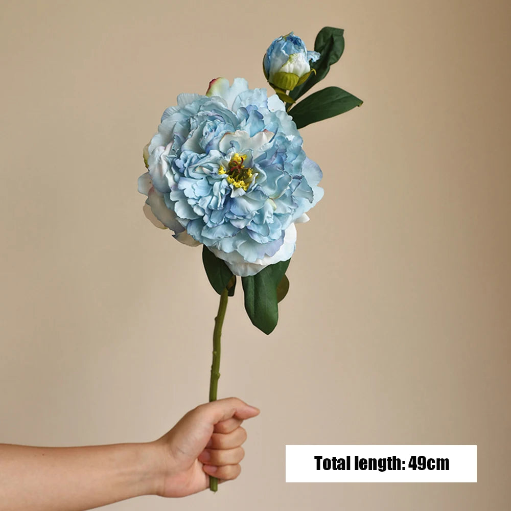 Peony Simulation Flowers, Home And Living Room Artificial Flower Decorations, Dining Table Dried Flower Bouquet Decoration